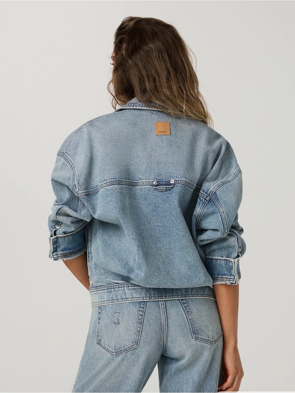 Women's Vuori Vintage Oversized Denim Jacket - Picture 3 of 5